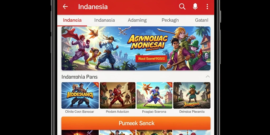 Tampilan antarmuka aplikasi yang menarik.