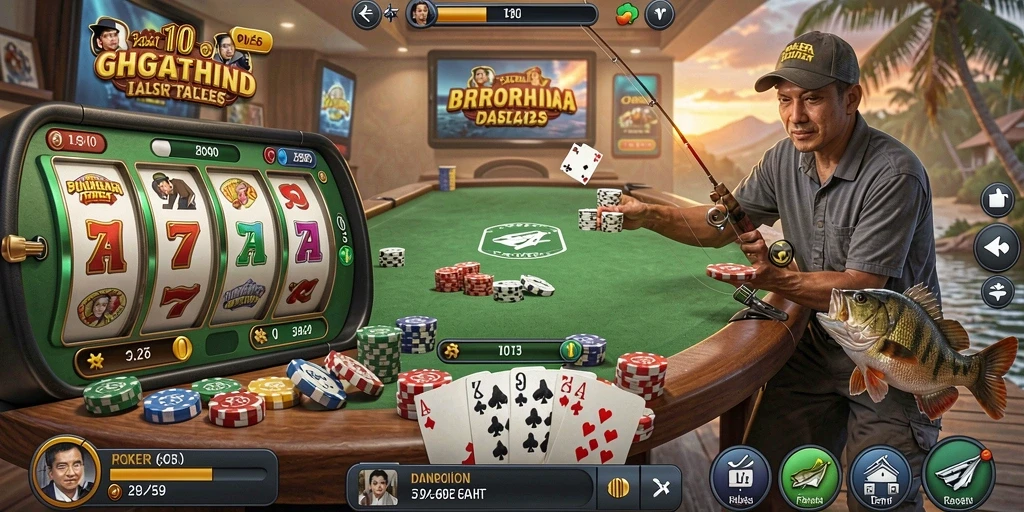 Screenshot menampilkan karakter utama dalam aksi.