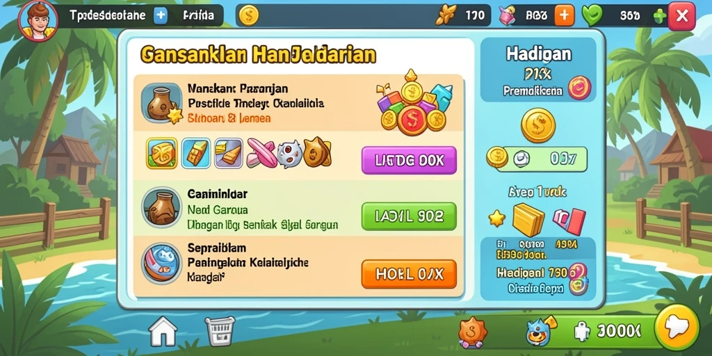 Tampilan awal yang menarik dan intuitif.