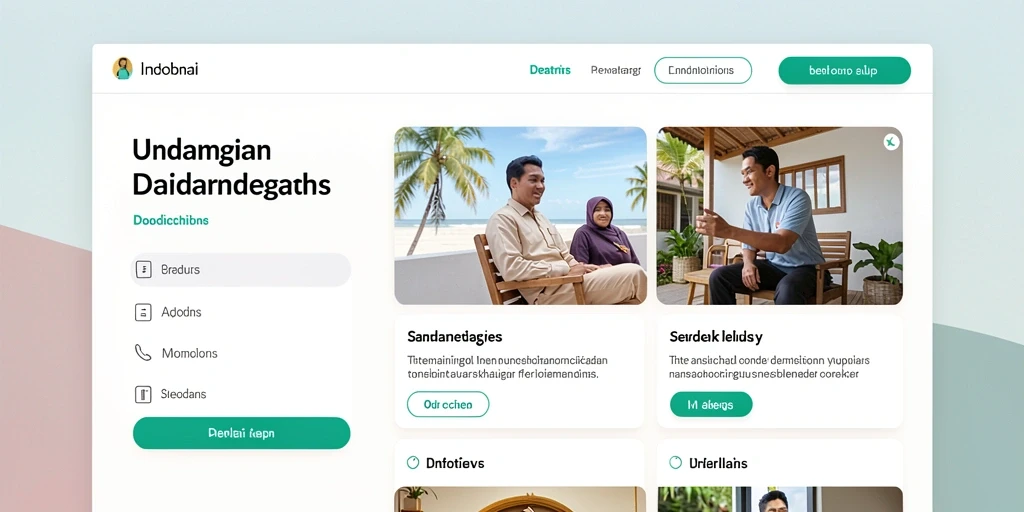 Tampilan antarmuka aplikasi yang menarik.