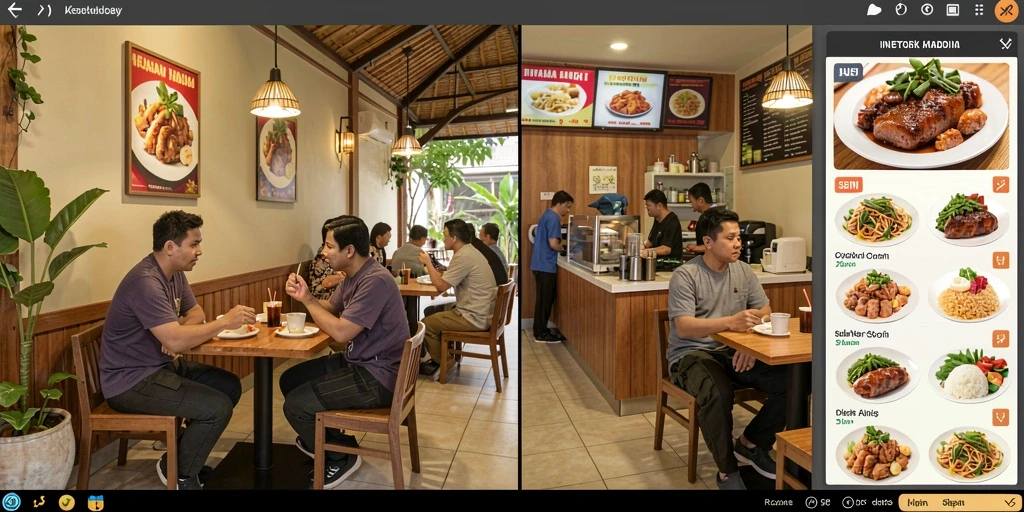 Tampilan antarmuka yang user-friendly.