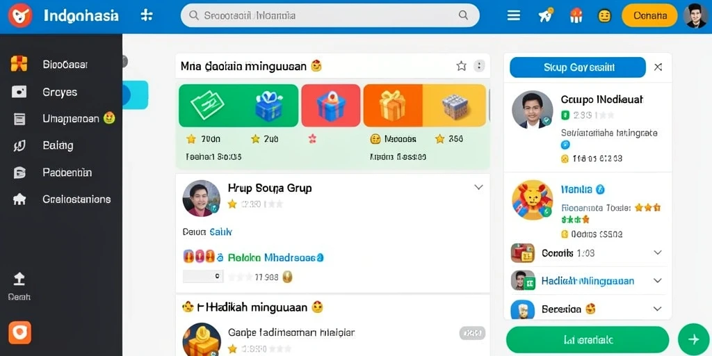 Tampilan antarmuka yang user-friendly.