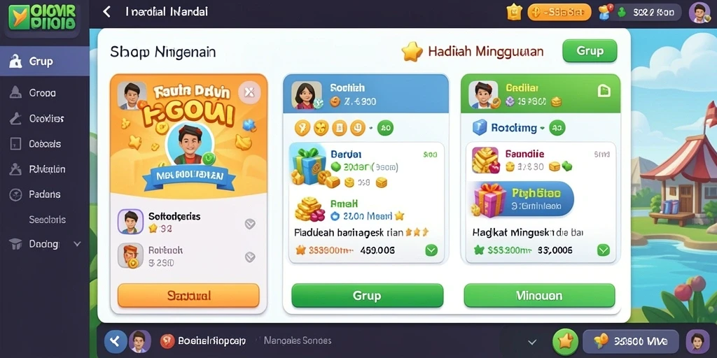 Tampilan antarmuka yang intuitif dan mudah dipahami.