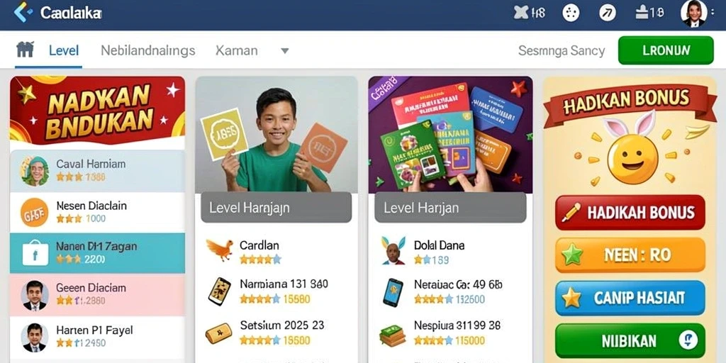 Tampilan antarmuka pengguna yang ramah dan intuitif.